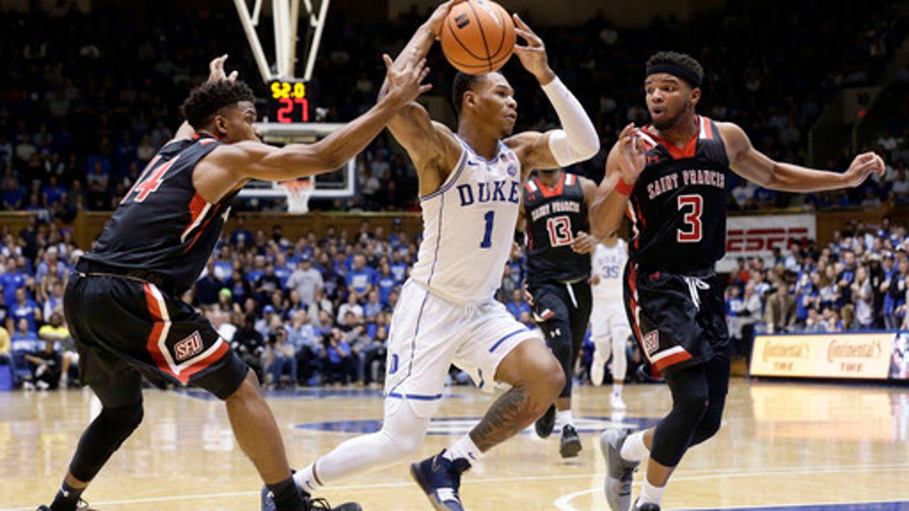 Bagley, Carter lead No. 1 Duke past St. Francis, 124-67 (Dec 05, 2017)